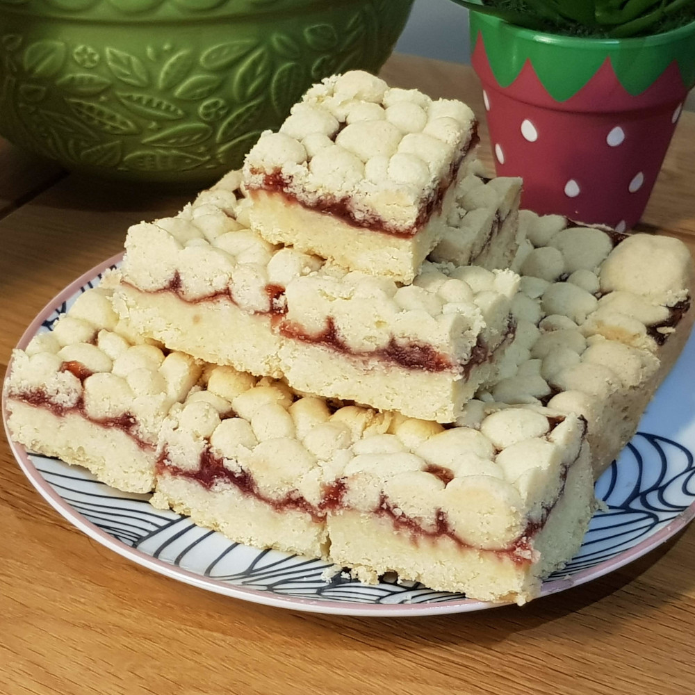 Jammy Shortbread Bars